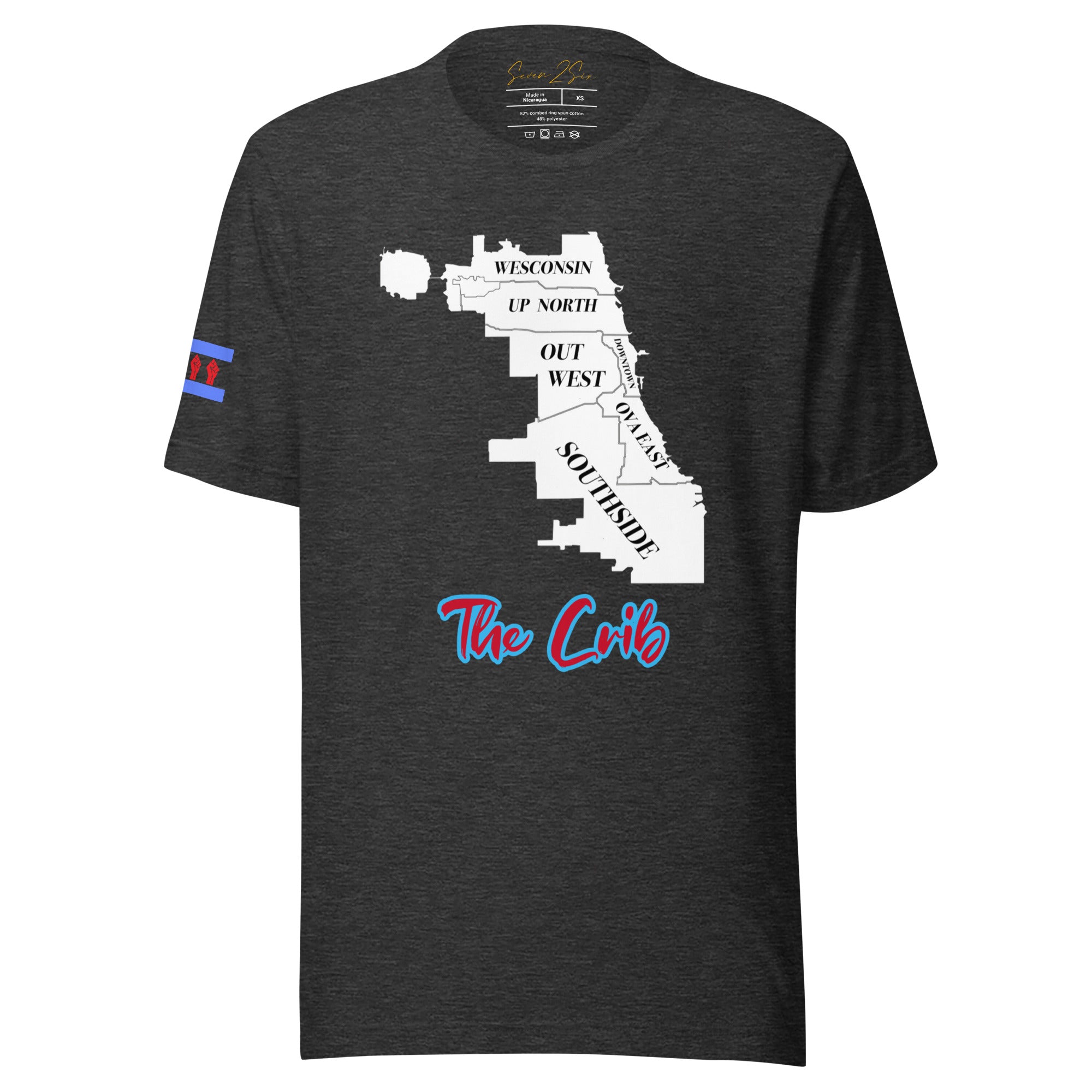 Map of The Crib Tee